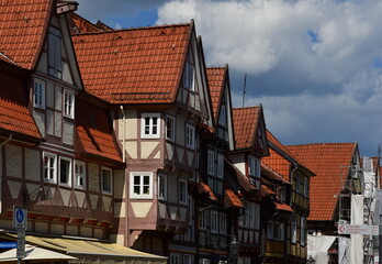 Fototapeta na wymiar Historical Buildings in the Old Town of Celle, Lower Saxony