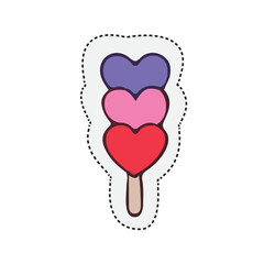 Ice Cream Sticker Set Cute Illustration