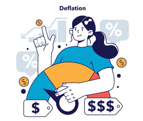 Deflation. Reduction of the general level of prices and the value of money