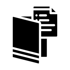 Icon object Folder Illustration for web, app