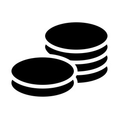 Icon object coins Illustration for web, app