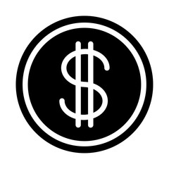 Icon object Dollar Illustration for web, app