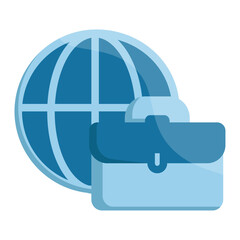 Icon object worldwide Illustration for web, app