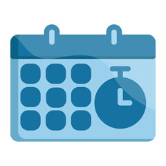 Icon object Time Management Illustration for web, app