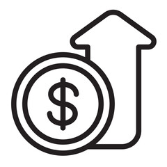 Icon object Profits Illustration for web, app