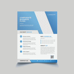 Modern corporate business flyer template