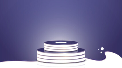 Podium product promotion background