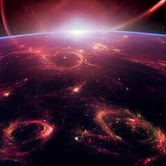Obraz premium Galaxy formation