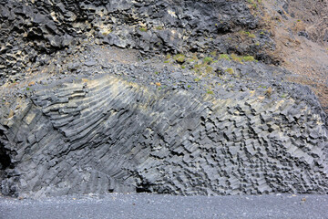 falaise de basalte