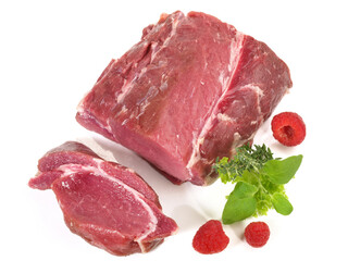 Rohes Wildscheinfleisch - Wildschweinrücken