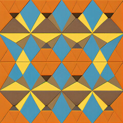 Colorful Geometric Tiles