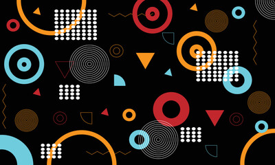 Obraz premium seamless pattern with circles