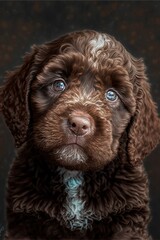 portrait of a retriever puppy