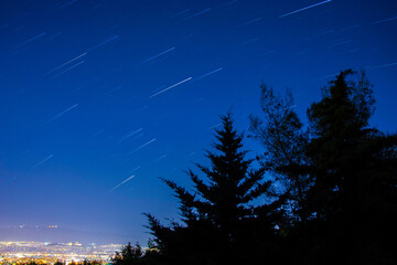 City star trails