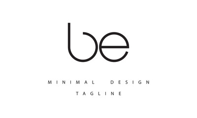 BE or EB Minimal Logo Design