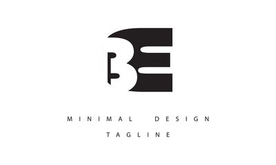BE or EB Minimal Logo Design