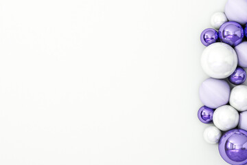 	
Christmas holiday greeting design mockup