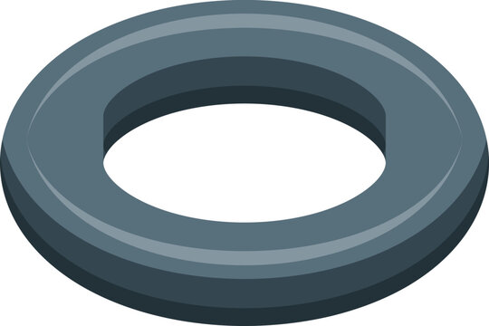 Circle espander icon isometric vector. Fitness gym. Power arm