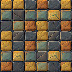 Fototapeta premium Ceramic Texture Tiles - Textured Ceramics Tile with Slight textures