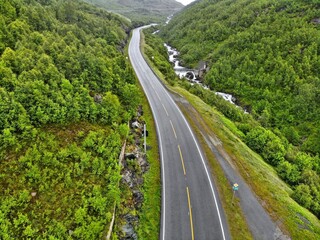 European route E134 in Norway