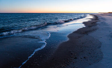 Florida beach and sunset
