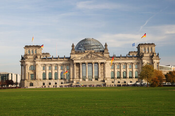 Fototapeta na wymiar German parliament Bundestag in Berlin, Germany