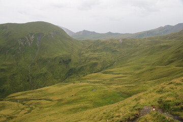 Naklejka premium Panorama of Tappenkarsee valley, Austria 