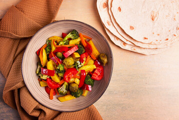 Sabji, vegetable stew, Indian, homemade, no people,