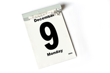  9 December 2024