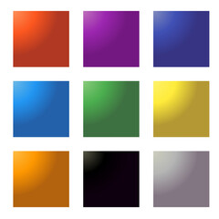 set of gradient square 