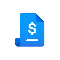 Obraz premium Invoice icon. Payment and bill invoice. Tax sign design. Paper bank document icon. Vector invoice icon