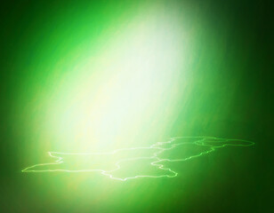 Pakistan National Day illustration. Red cup of smoke with crescent icon. Pakistan Independence Day. 14th of August. Green color, beautiful textured background.