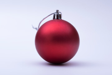 Christmas Decoration Globe on white Background