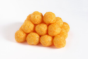 Pile of cheese balls