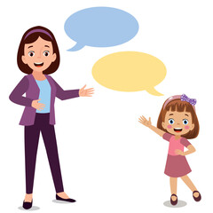 classroom teacher and cute students