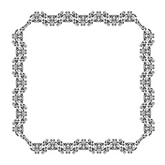 Frame, in the style of an ornament, Vector illustration eps 10, Art.	
