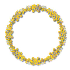 Frame, in the style of an ornament, Vector illustration eps 10, Art.	