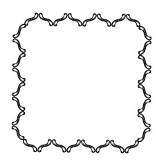 Frame, in the style of an ornament, Vector illustration eps 10, Art.	
