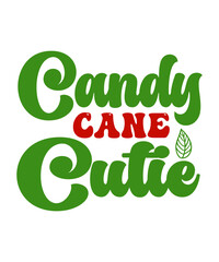 Fototapeta premium Retro Christmas SVG Bundle , Merry Christmas svg, Retro Wavy Letters svg, Christmas Retro svg, Christmas Sublimation