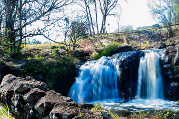 waterfall in long exposure