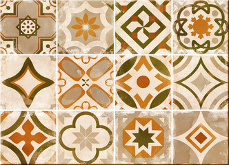 Multicolor digital wall tiles design for interior abstract home decor used ceramic wall tile background texture