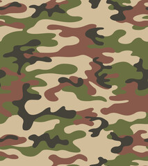 Fototapeta premium Green light camouflage, military pattern, modern fabric texture, trendy print. Ornament