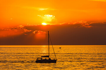 SUNSET ON THE SEA - SALENTO, PUGLIA, ITALY