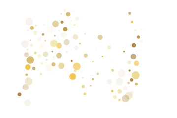 Gold glitter confetti, great design for any purpose. Party decor.