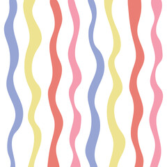 Vector pattern illustrator abstract unbalance line patterns cute vertical red pink yellow blue pastel color different size layout illustration wallpaper abstract  pattern background.