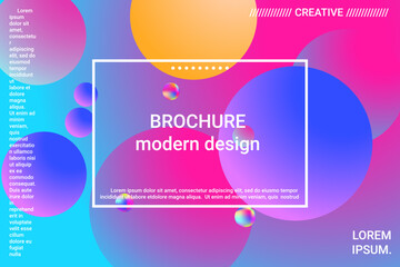 Abstract geometric texture. 3d ball shape gradients for decoration design.