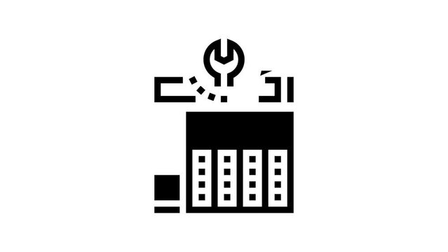 nas data recovery glyph icon animation