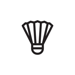 Badminton icon vector sign symbol
