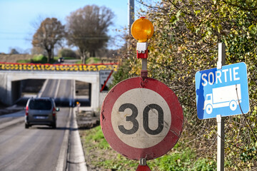 vitesse 30 circulation travaux chantier route