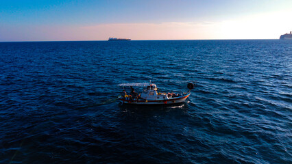 boat in the sea